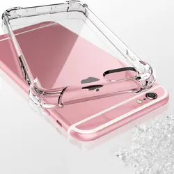 Transparent Shockproof Silicone For iPhone 15 11 12 13 14 Pro X XS Max XR 6S 7 8 SE 2023 Plus Mini Case Clear TPU Cover Coque