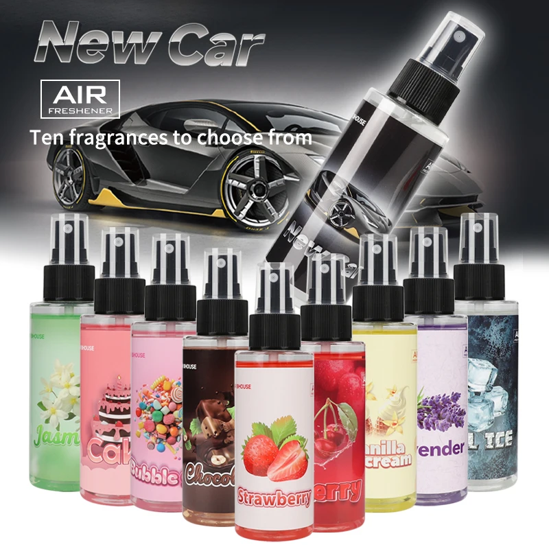 100ml car home fragrance hand spray perfume air freshener bathroom diffuser air purification deodorization