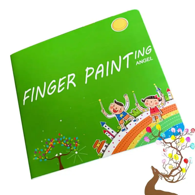 

Creative Finger Painting Kit Funny painting supplies Non-Toxic Washable Finger Children's early education DIY Art Supplies