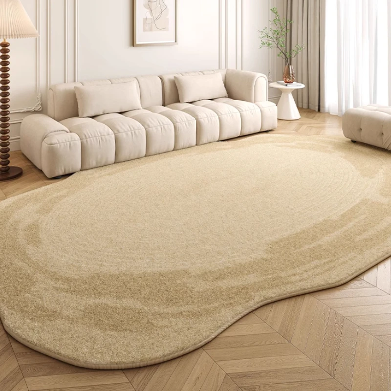 Modern Style bedroom decor carpet thickend plush lounge floor mat Irregular shapes carpets for living room fluffy soft study rug 4