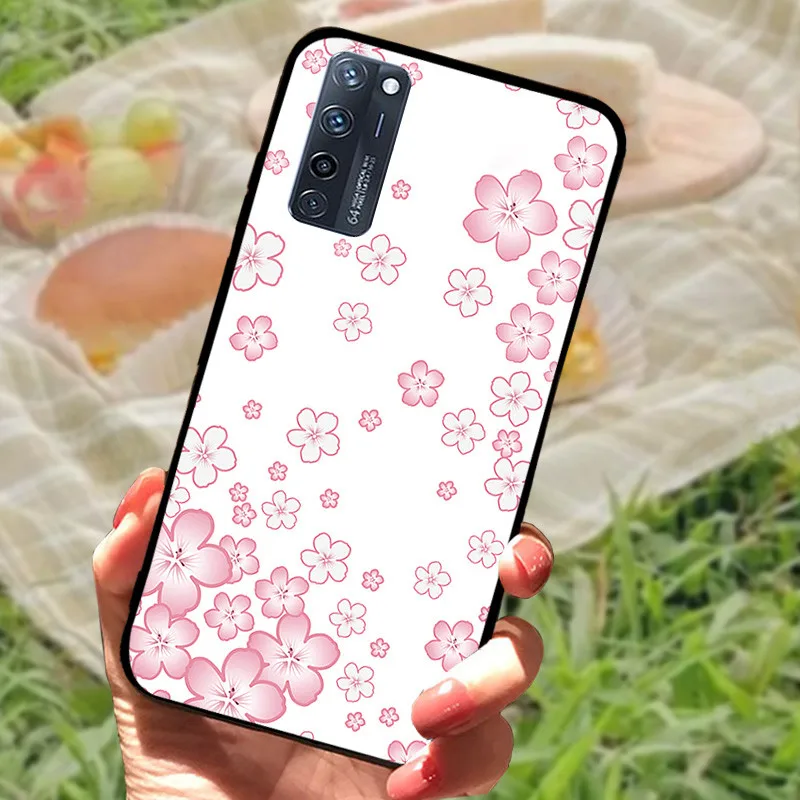 Enhanced Silicone Soft Marble Black Bumper Protective Case Cover