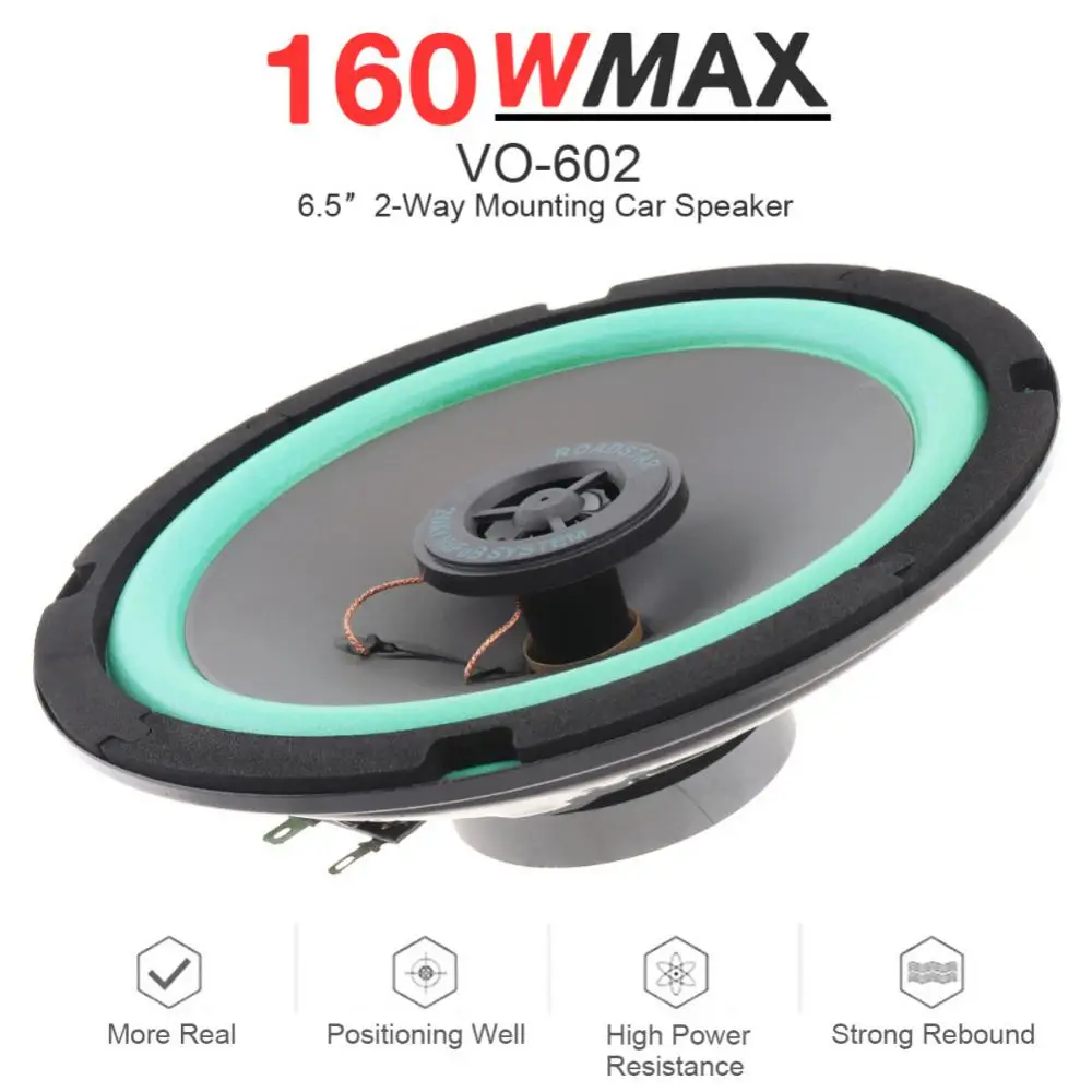 160W/100W 4/5/6.5 Inch Car Horn HiFi Coaxial 87dB (4 Inches)/92dB (5/6.5 Inches) Tone Music Speakers Horns Alarm For Auto Cars