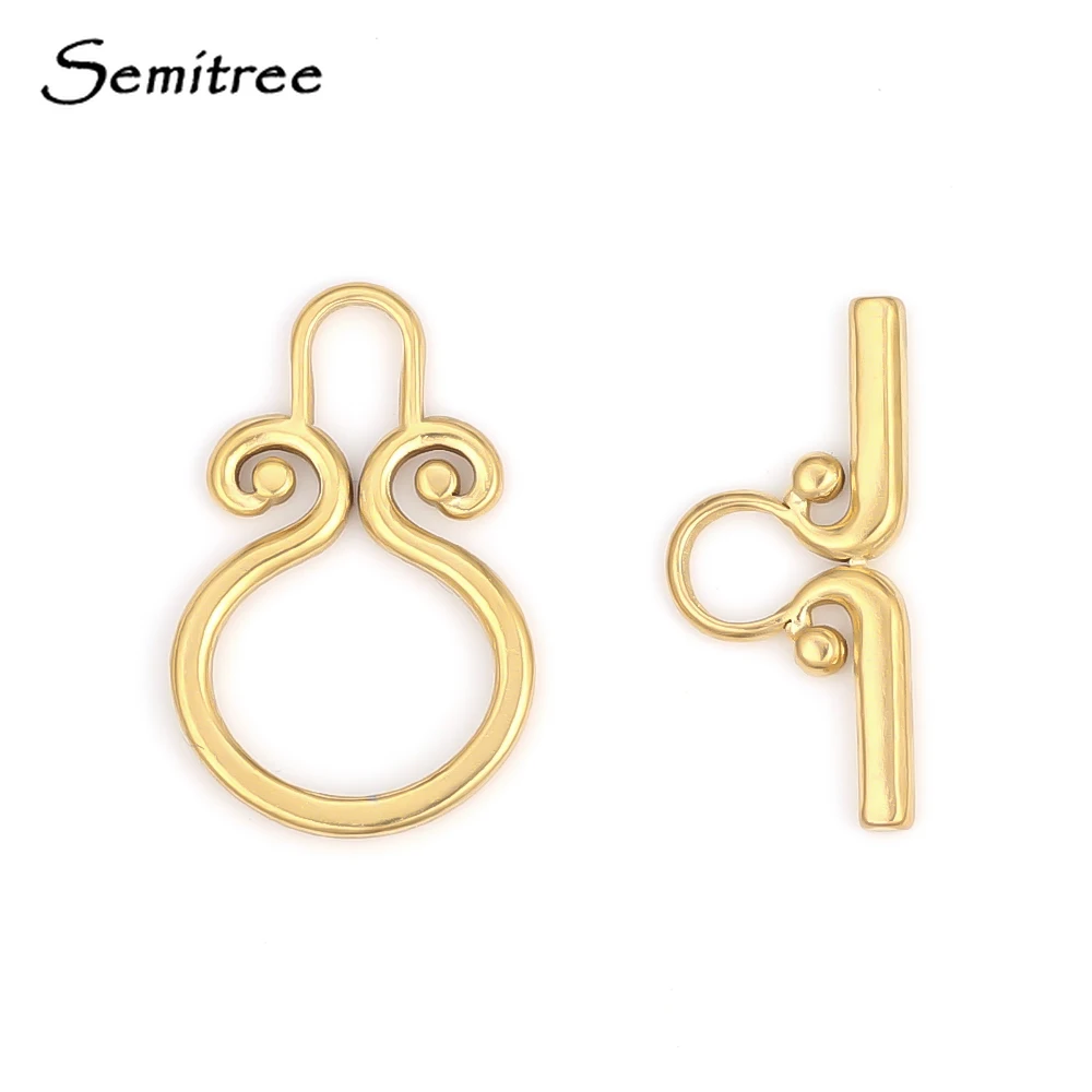 4 Sets Edelstahl OT Verschluss Toggle-haken für DIY Halsketten Connectors Armband Komponenten Handwerk Schmuck Machen Zubehör