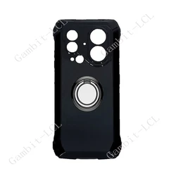 Blackview Oscal Pilot 6 - 6.78 Phone Case with Back Ring Holder Bracket & TPU Soft Cover for Oscal Pilot 6 (Ring Case Black)