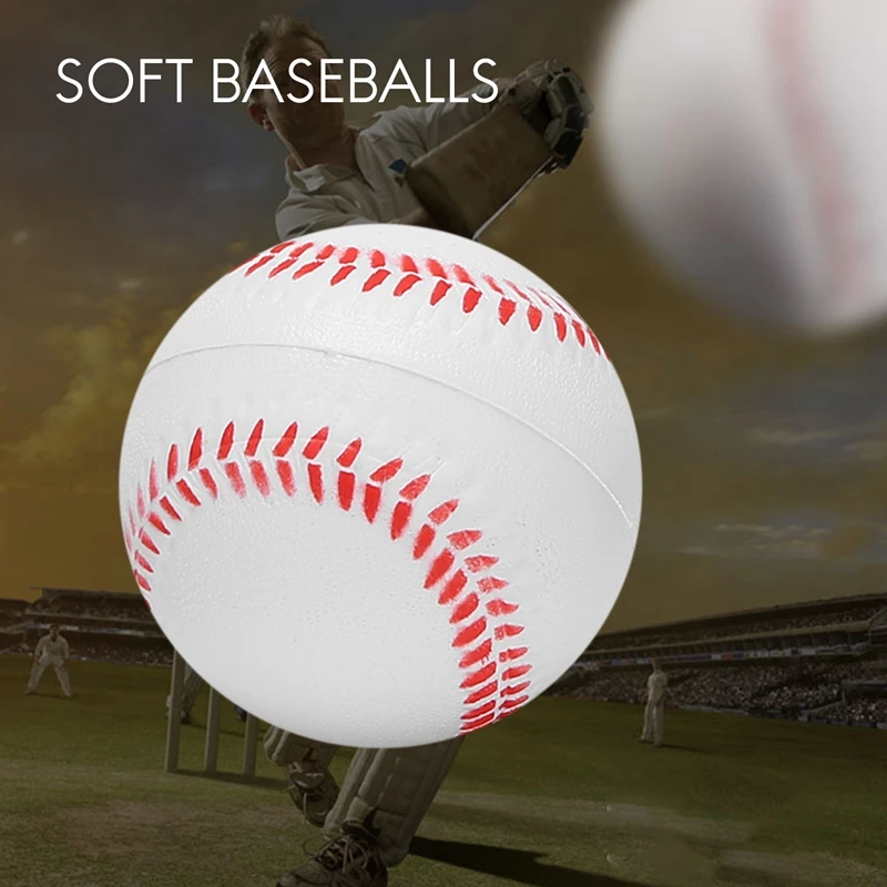 12Pack Baseball Foam Softball 9Inch Adult Youth Training Sporting Batting Ball For Game Pitching Catching Training
