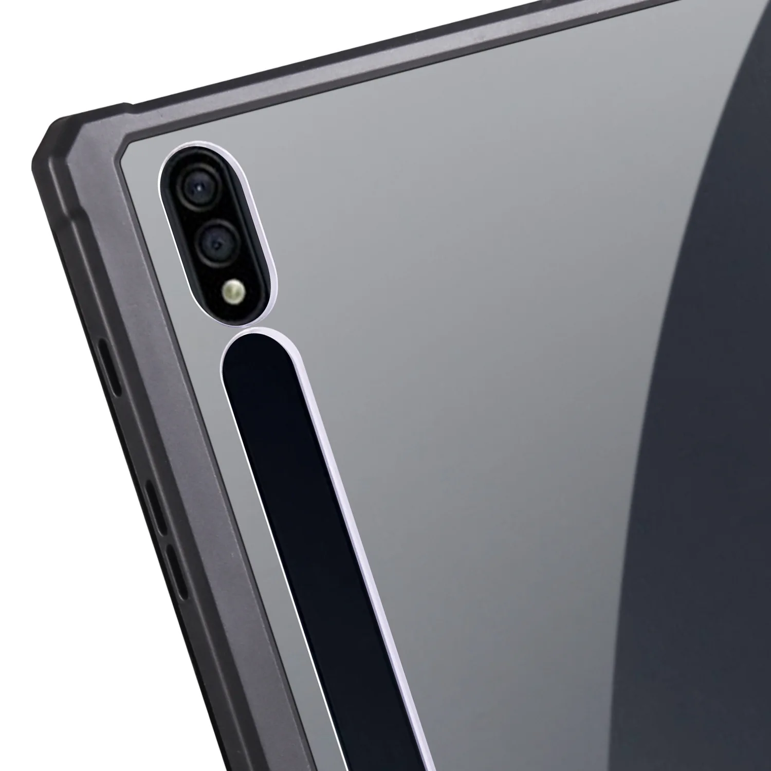 Enhanced Shockproof Flip Cover with Kickstand and Clear Stand