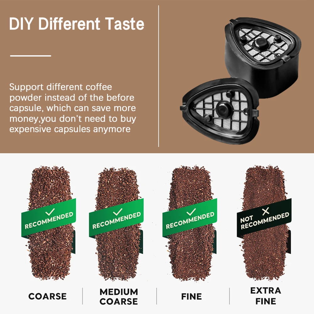 Reusable Capsule Tea and Coffee Filter Pods Holder - Kitchen Accessory
