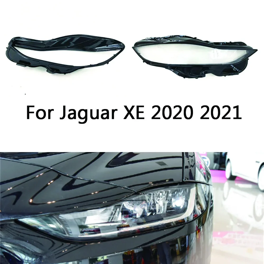 

Для Jaguar XE XEL 2020 2021 Автомобильная фара, крышка фары, сменный передний головной телефон, автомобильный корпус