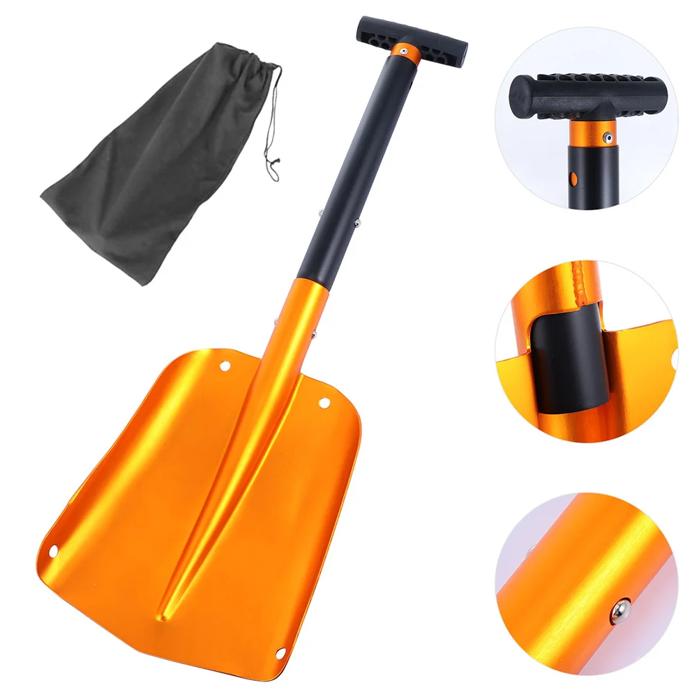 

Snow Aluminum Removal Metal Wide Car Retractable Ice Scrapers Alloy Collapsible Travel Outdoor Camping