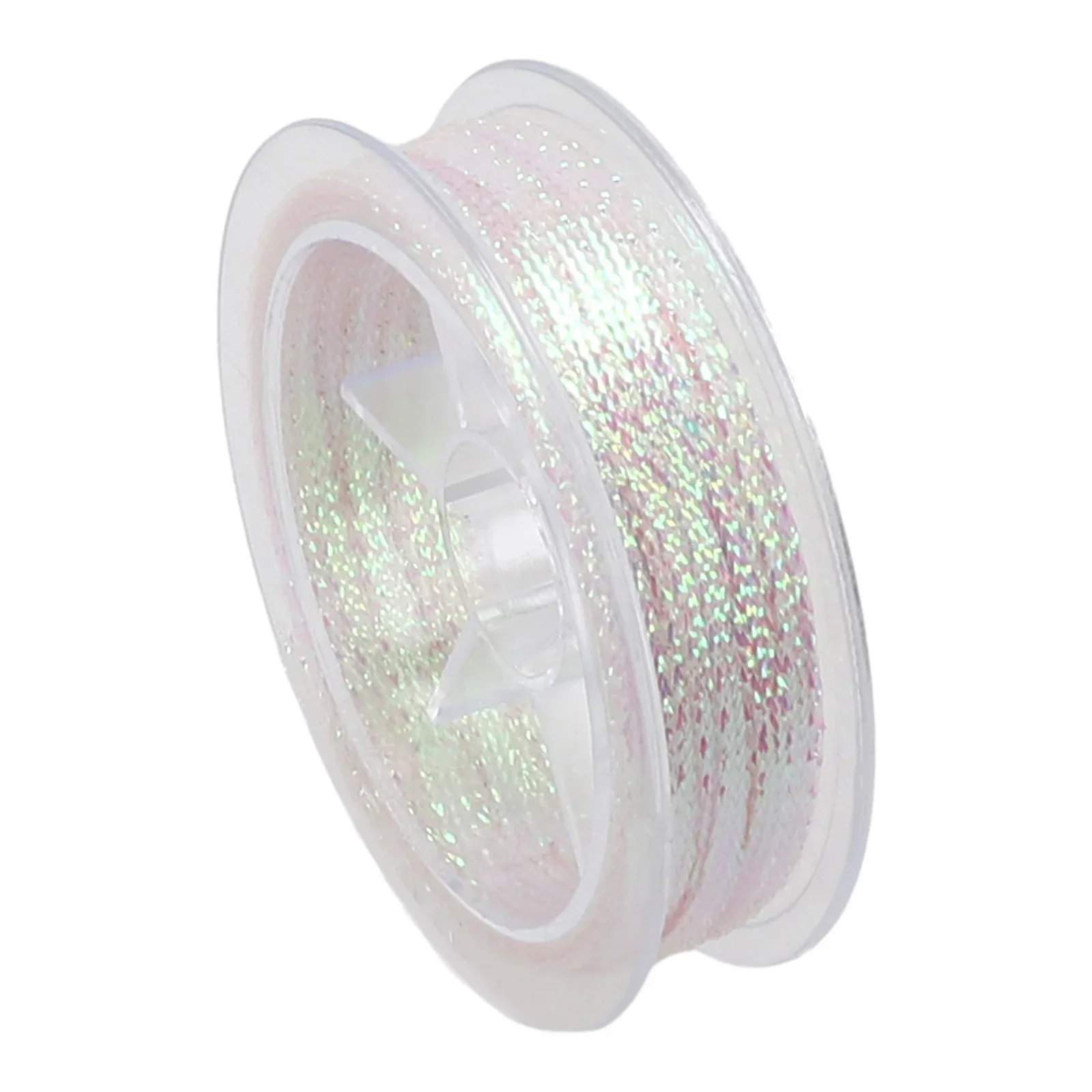 Flash Fish Scale Body Tube Hollow Holographic Mylar Braid 8m Fly Tying Materials For Minnow Fly Baitfish