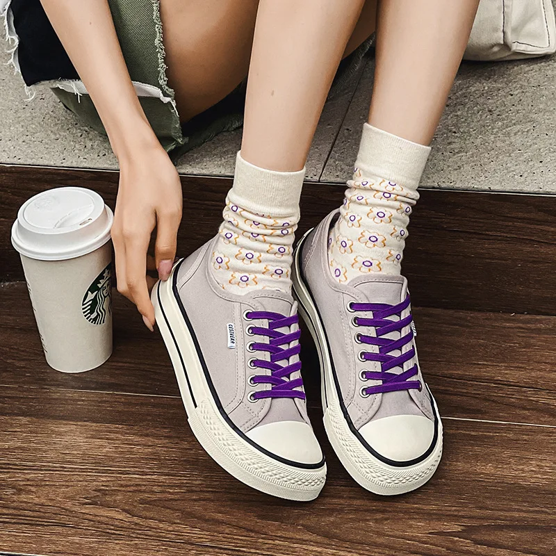 Women Pattern Canvas Sneakers Woman Casual Shoes Girls Men Sneakers Ladies Shoes Flat Zapatillas Mujer Chaussure Femme