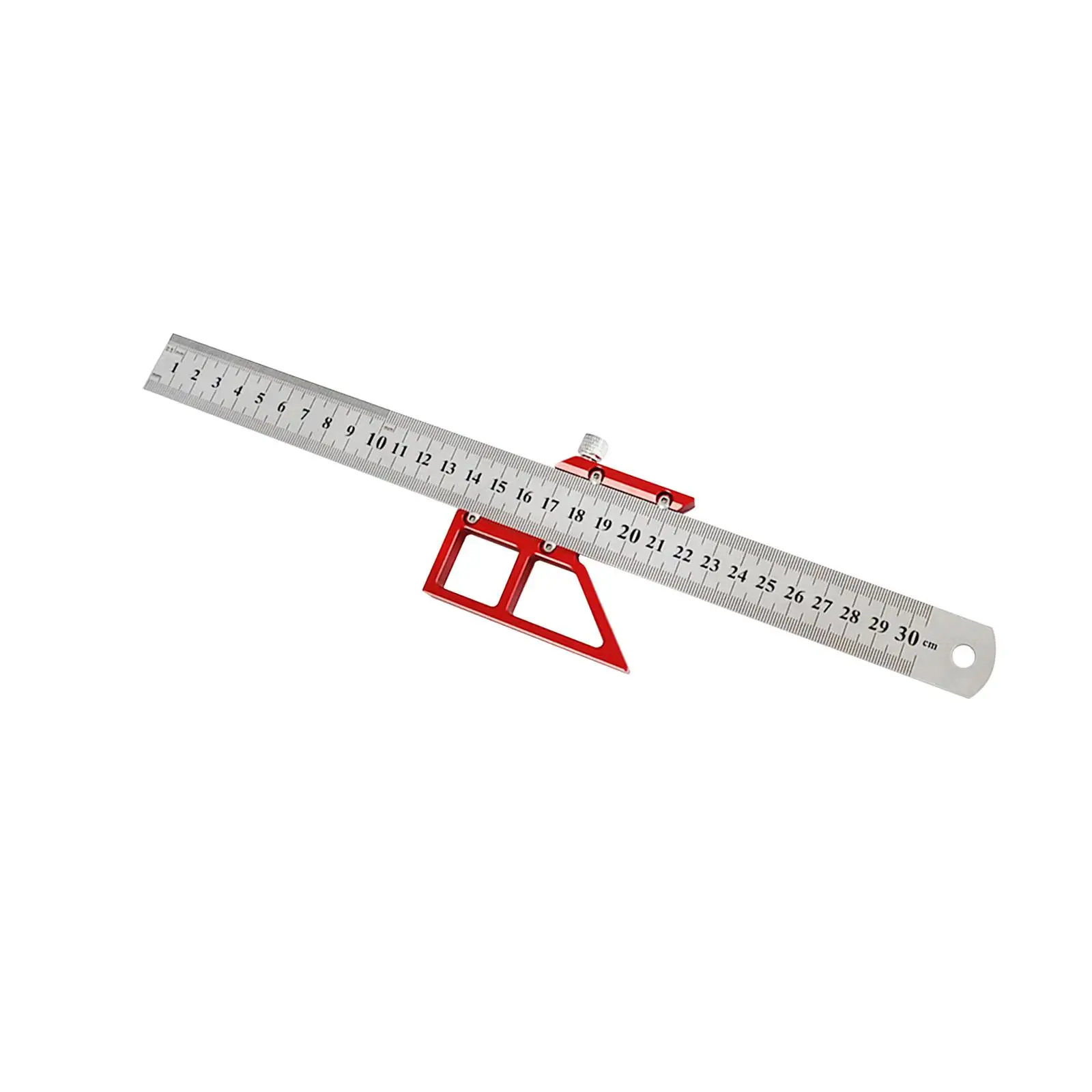 

45 90 Degree Miter Triangle Ruler Miter Triangle Ruler Aluminum Alloy 45 90Angle Steel Ruler Positioning for Engineer Carpenter