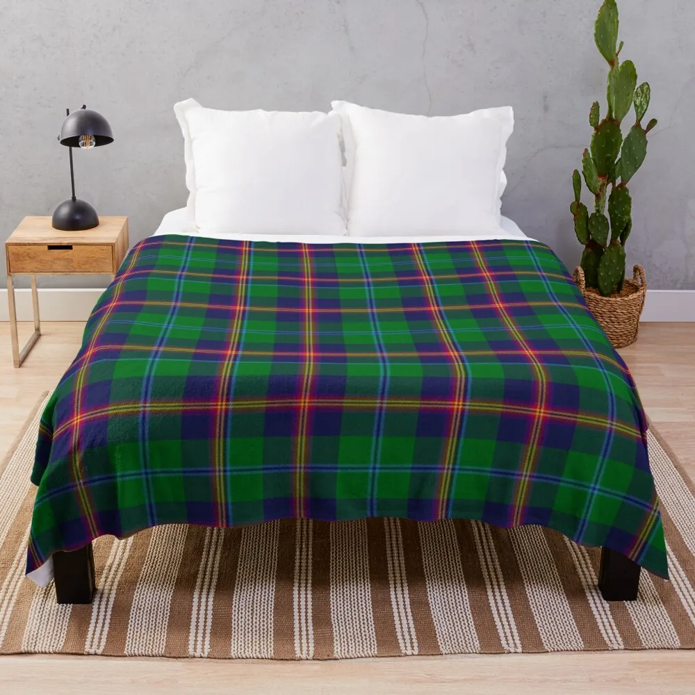 

Clan Young Tartan Throw Blanket Luxury Thicken Blanket Bed covers Heavy Blanket