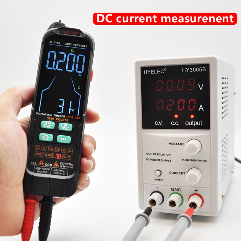 ZL128B TRUE RMS Smart Pen Multimeter Digital Voltage Tester DC/AC Voltmeter Non-contact Resistance Diode Live Wire Hz Test Pen