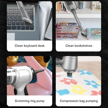 ​9000Pa 3In1 Wireless Vacuum Cleaner 120W Automobile Portable Cordless Handheld Vacuum Electric appliance Cleaner For Auto Car 4