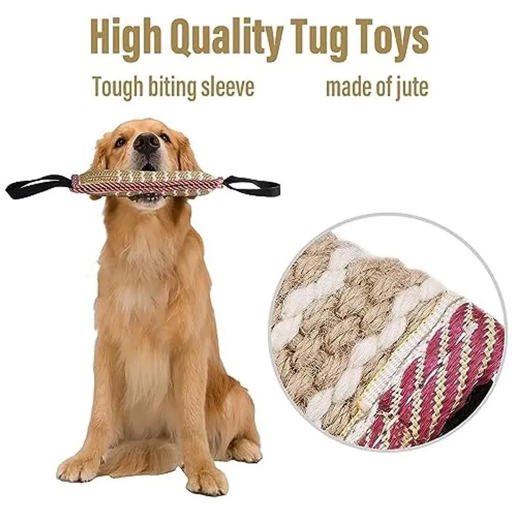 

Durable Dog Training Tug Toy Dog Bite Stick Pillow Toy Training Puppy Play Interactive Toys Large Chewing Rope Dog with Han W8K0