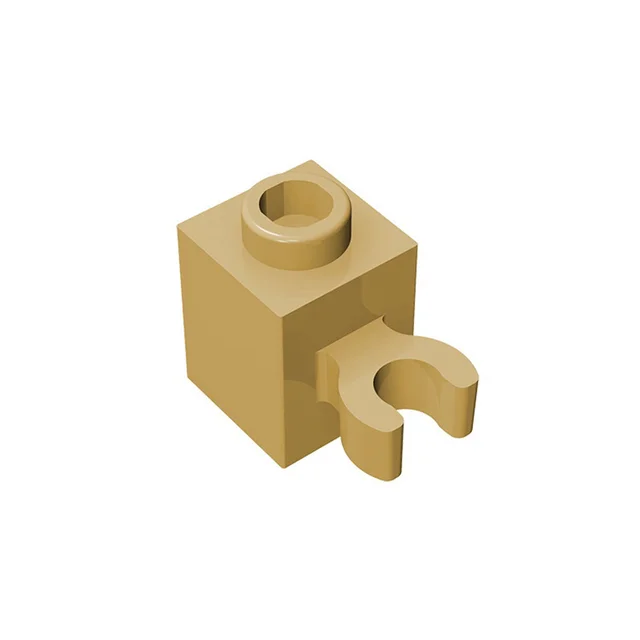 20pcs MOC Parts 60475 30241 Brick Modified 1 x 1 with Open U Clip Compatible Bricks DIY Assmble Building Blocks Particle Kid Toy 2
