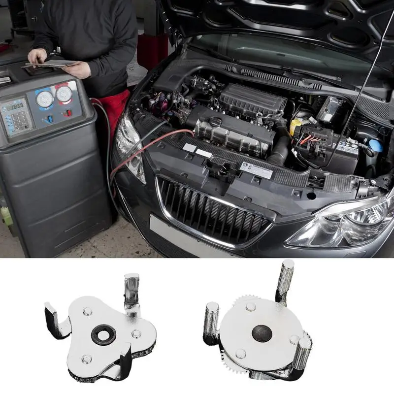 

Universal Oil Filter Wrench Tool Car Repair Adjustable 3 Way Oil Filter Removal Tool Interface Special Tools Car Accessories