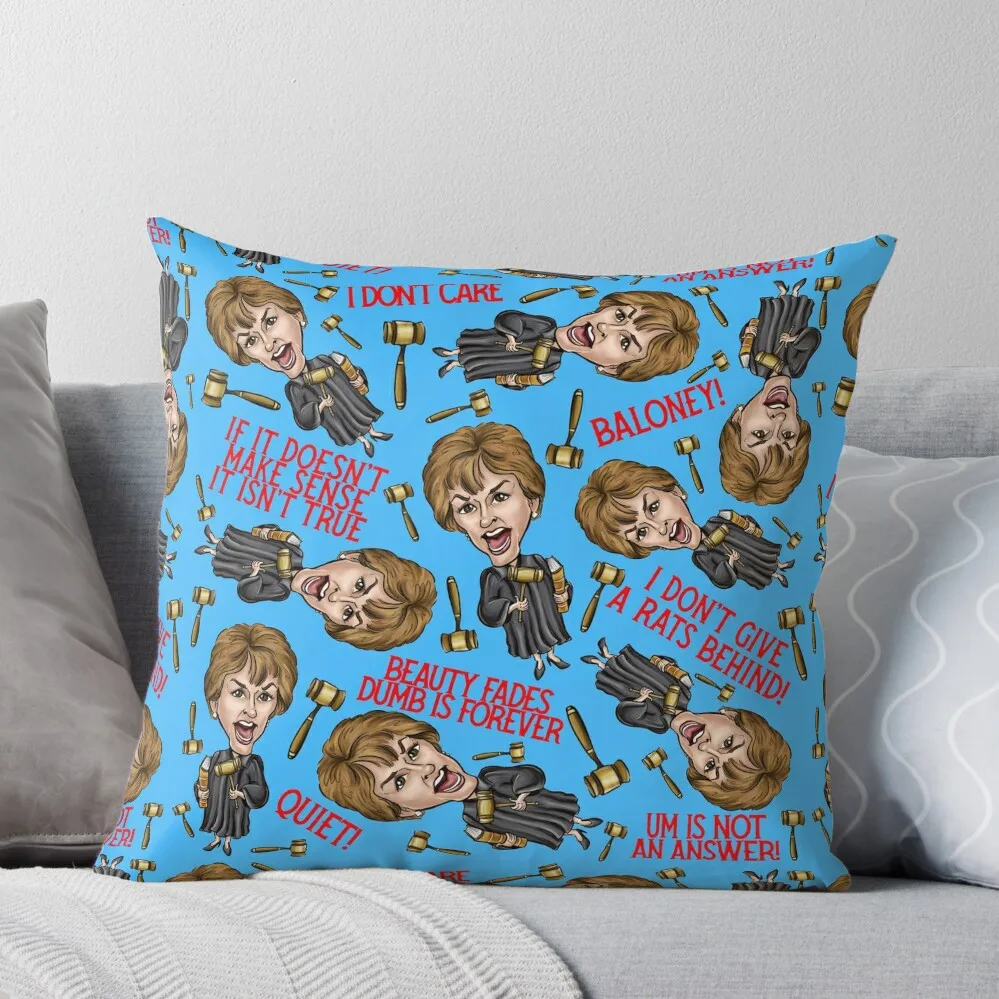 

Judge Judy Print Throw Pillow covers for pillows Sofa Cushions Cover