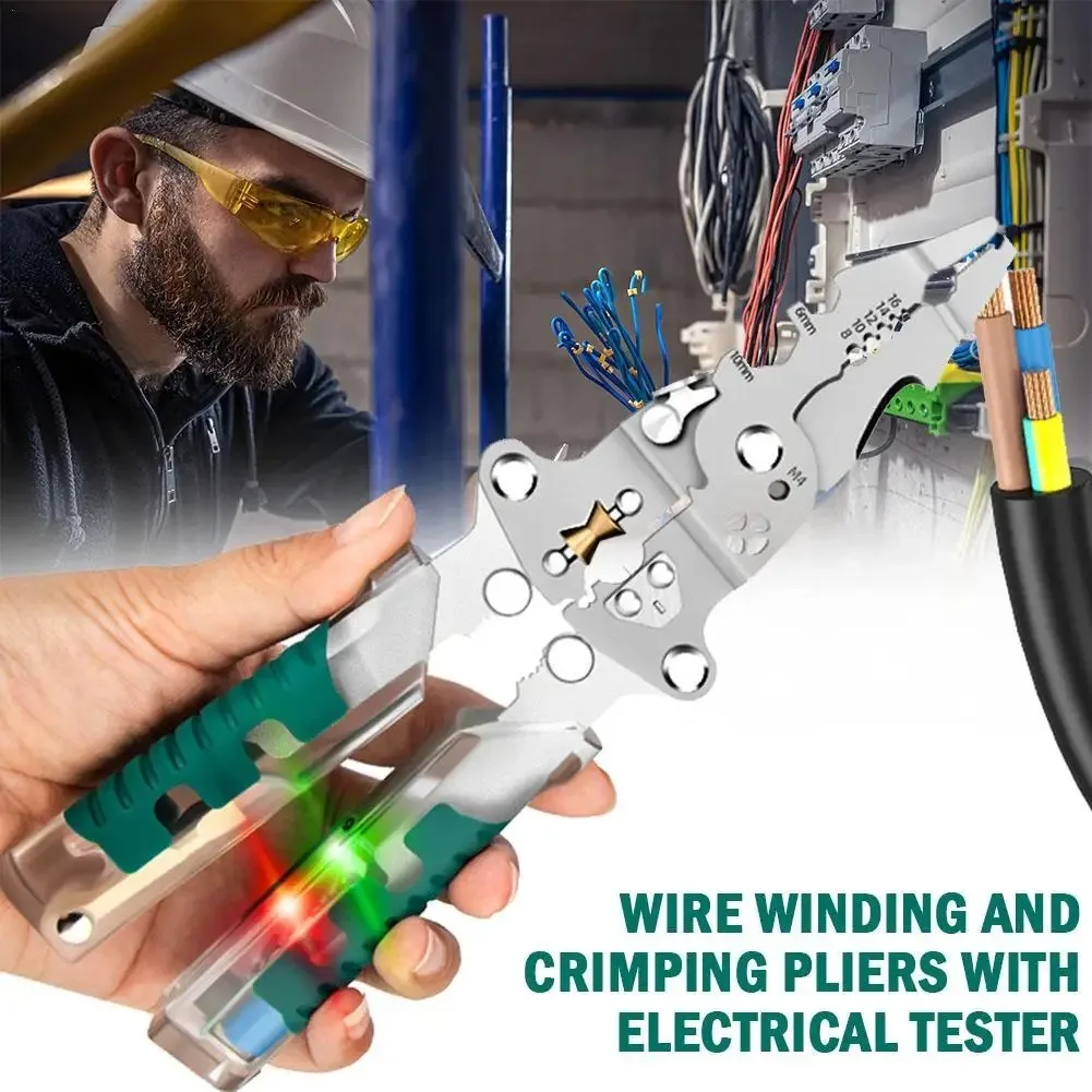 18-in-1 Foldable Wire Stripper – Multifunctional Tool With Electrical Tape For Electricians - View #11