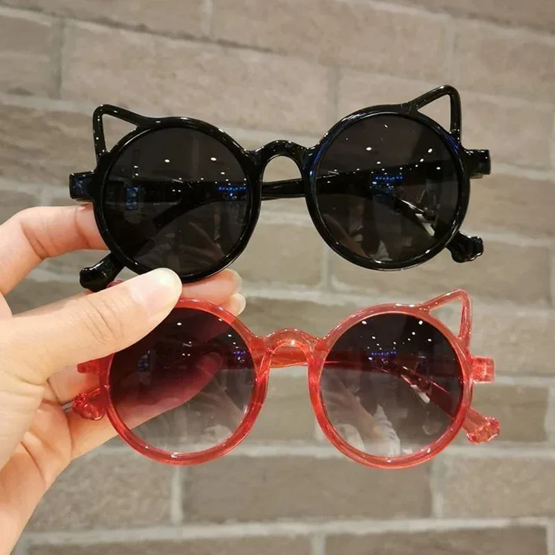 Girls Boys Cute Animal Cartoon Ears Sunglasses Outdoor Sun Protection Children Lovely Vintage Sunglasses Protection Classic Kids S2d1116c121d44aceb200de56b57b46c7P