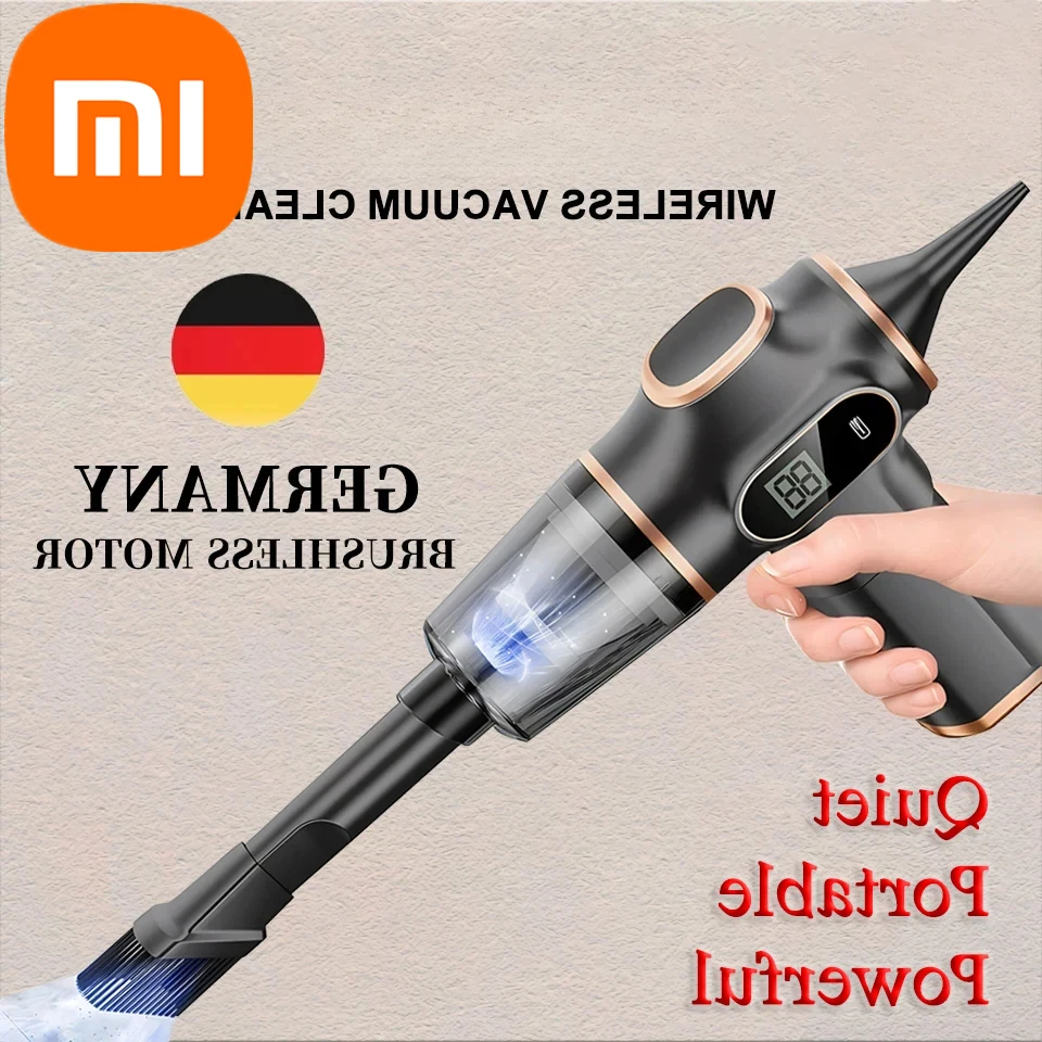 Aspirador de carro, alta potência, sucção forte, limpeza profunda, portátil, seco e molhado, casa