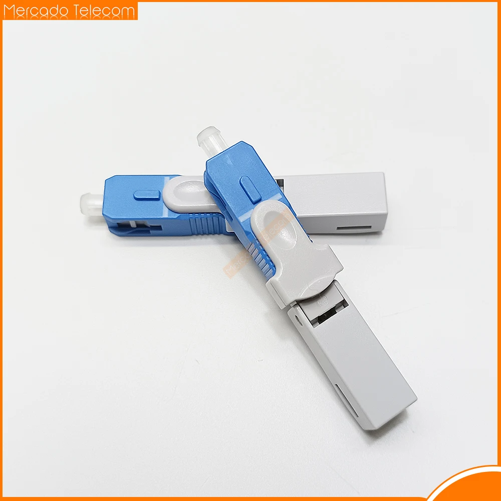 Fiber Optic Adapter ESC250D FTTH SC APC Optical fiber quick connector SC FTTH Fiber Optic Fast Connector UPC Fiber Assembly connector