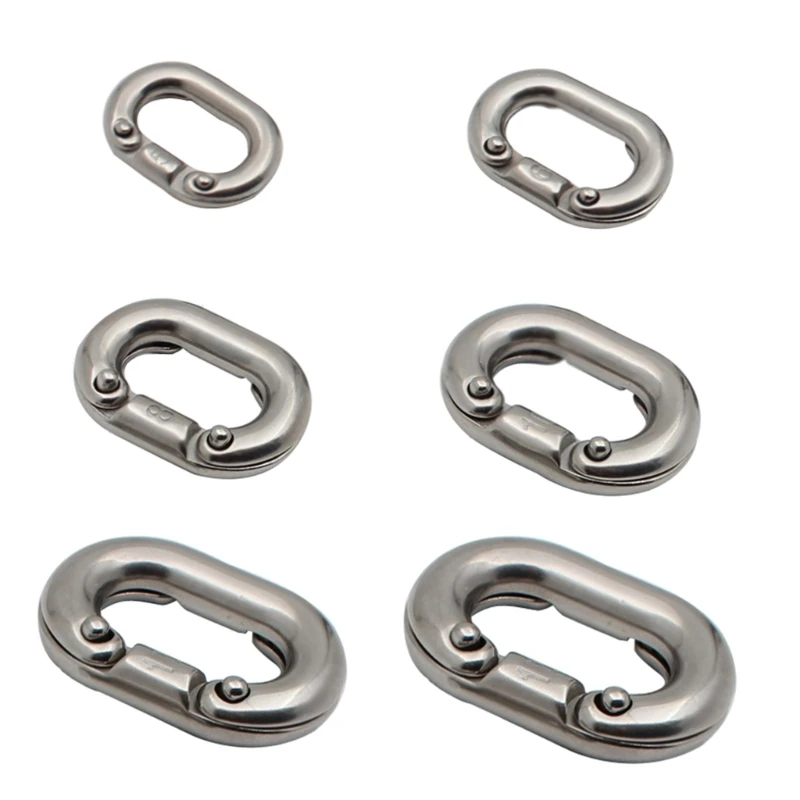 1Piece Quality Chain Link Connector, 316 Steels Marine Grade C Link Split Connectings Ship Anchors Chain Link Dropship