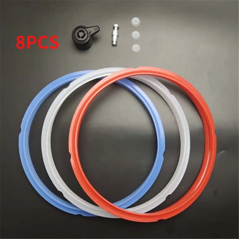 8 Pezzi Anello Di Tenuta Valvola Di Rilascio Del Vapore Galleggiante Galleggiante Guarnizione Parti Di Ricambio Per Vaso Istantaneo Duo 5 Qt 6 Qt