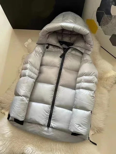 

040 осень-зима 2022 Новинка Классическая подходящая ко всему Повседневная модная пуховая куртка с буфами