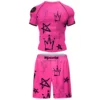 Popular Beach Surf Wear Short Sets For jiu jitsu Bjj No Gi Rashguard+Grappling Shorts Cool Westling stretchy Running Gym Clothes 3