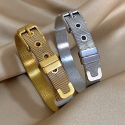 Greatera Stainless Steel Knit Mesh Bracelet for Men - Fashionable, Adjustable, and Stylish Accessory (10mm - 2pcs)