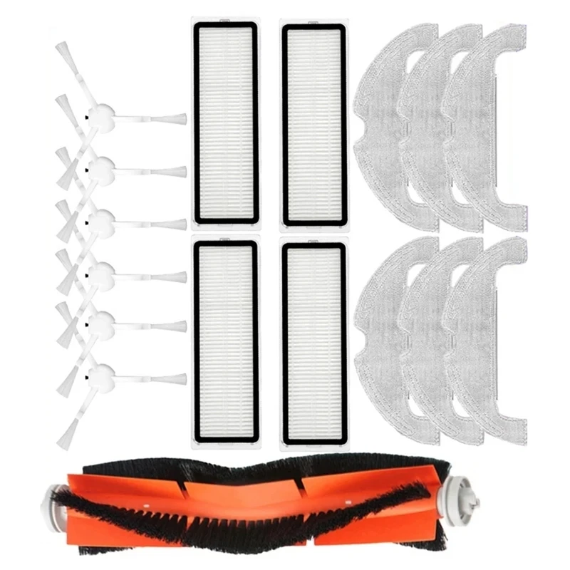 

Robot Spare Parts Main Side Brush Hepa Filter Mop Cloth For Xiaomi Dreame Bot D10 Plus RLS3D