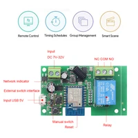 Tuya WiFi Smart Relay Switch USB 5V,DC 7-32V 85-250V 1 CH Jog Self-locking Module Alexa Google Home RF 433MHz Remote Control 2