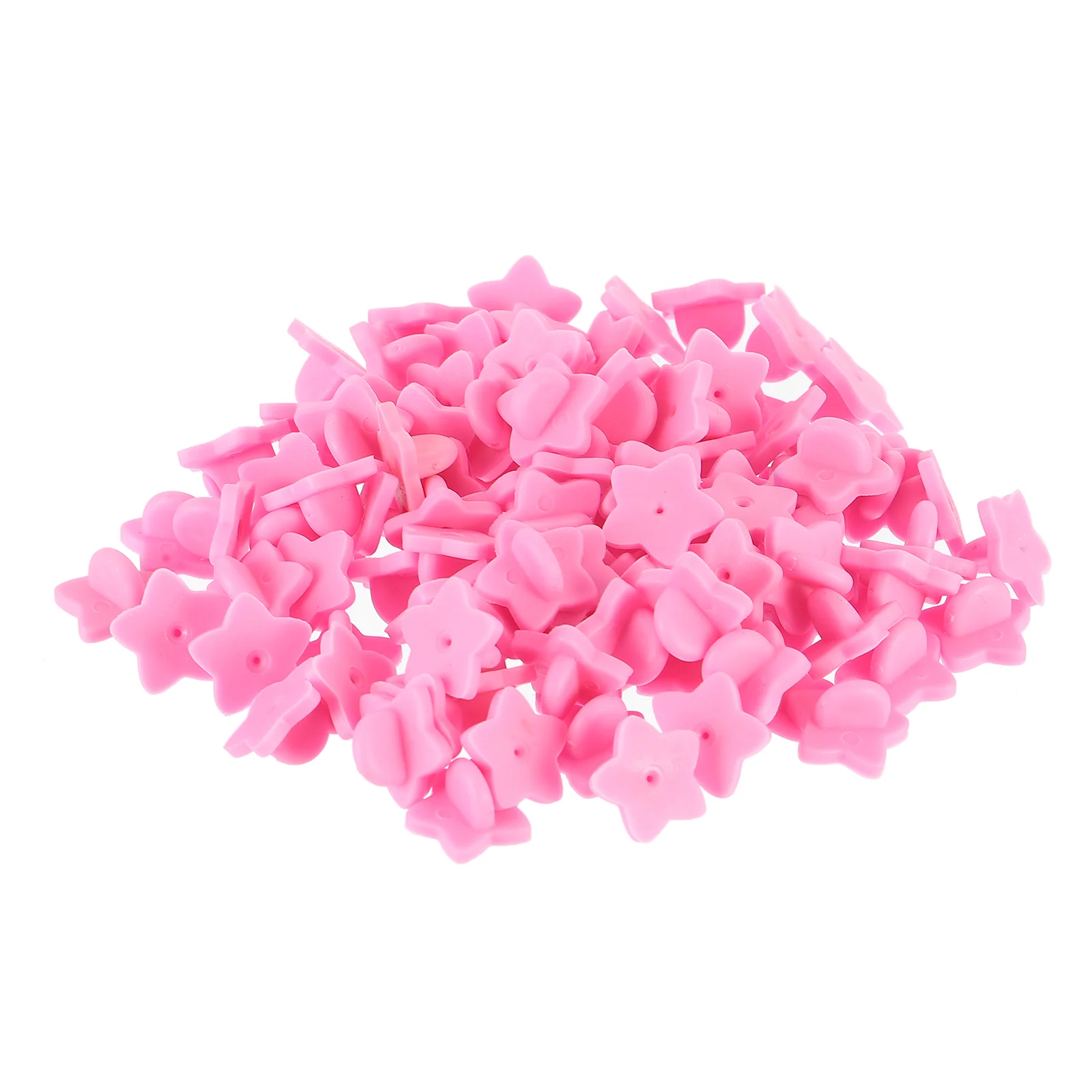 

100 PCS Blank Butterfly Hat Has Rubber Clutch Pin Back Replacement Practical Backs