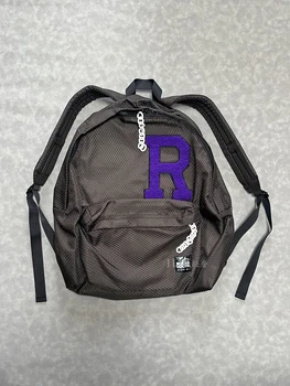 Zaino floccato alla moda RAF High-Street: borsa per laptop e scuola, unisex per viaggi, abbigliamento casual e pendolarismo