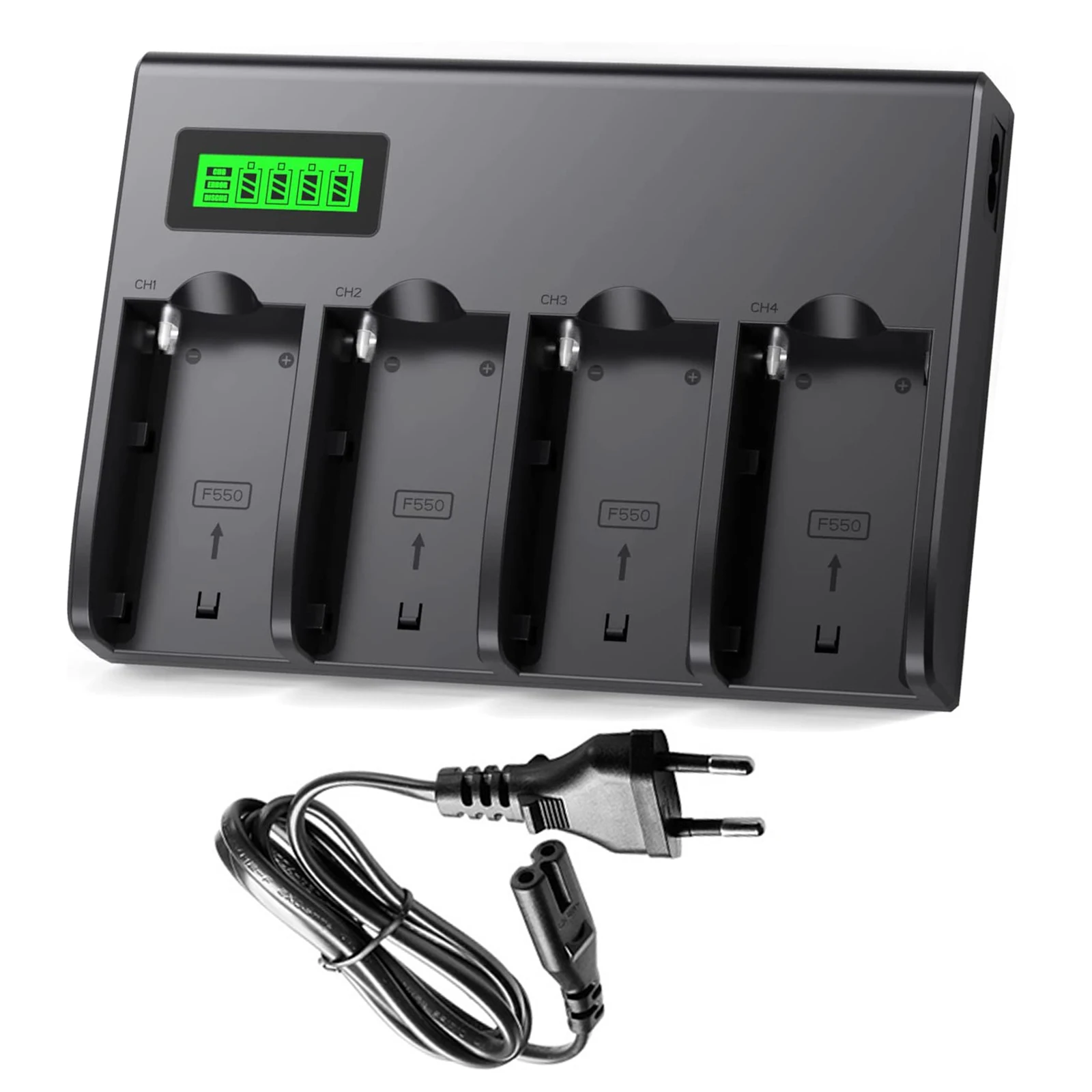 NP F960 NPF970 NP-F970 4 채널 디지털 카메라 배터리 충전기, LC..