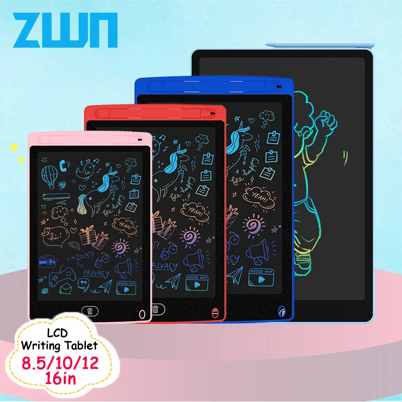 8.5/10/12/16Inch LCD Drawing Board Writing Tablet Digit Magic Blackboard Art Painting Tool Kids Toys Brain Game Child's Gifts