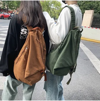 Zaino in tela stile giapponese alla moda e casual per studenti delle scuole superiori e universitari zaino da donna 가mochilas masculinas