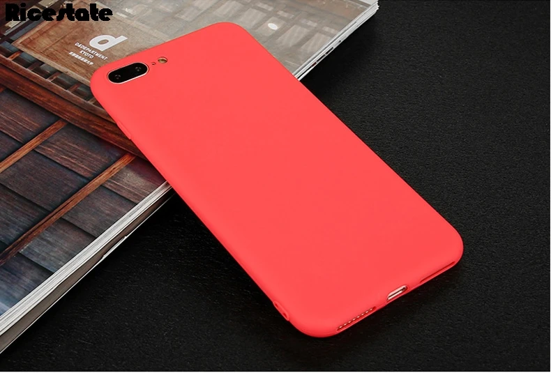 Chic Candy Color Silicone Phone Case - Soft & Stylish Protective Cover