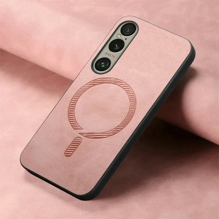 Leather MagSafe Case with Wireless Charging
