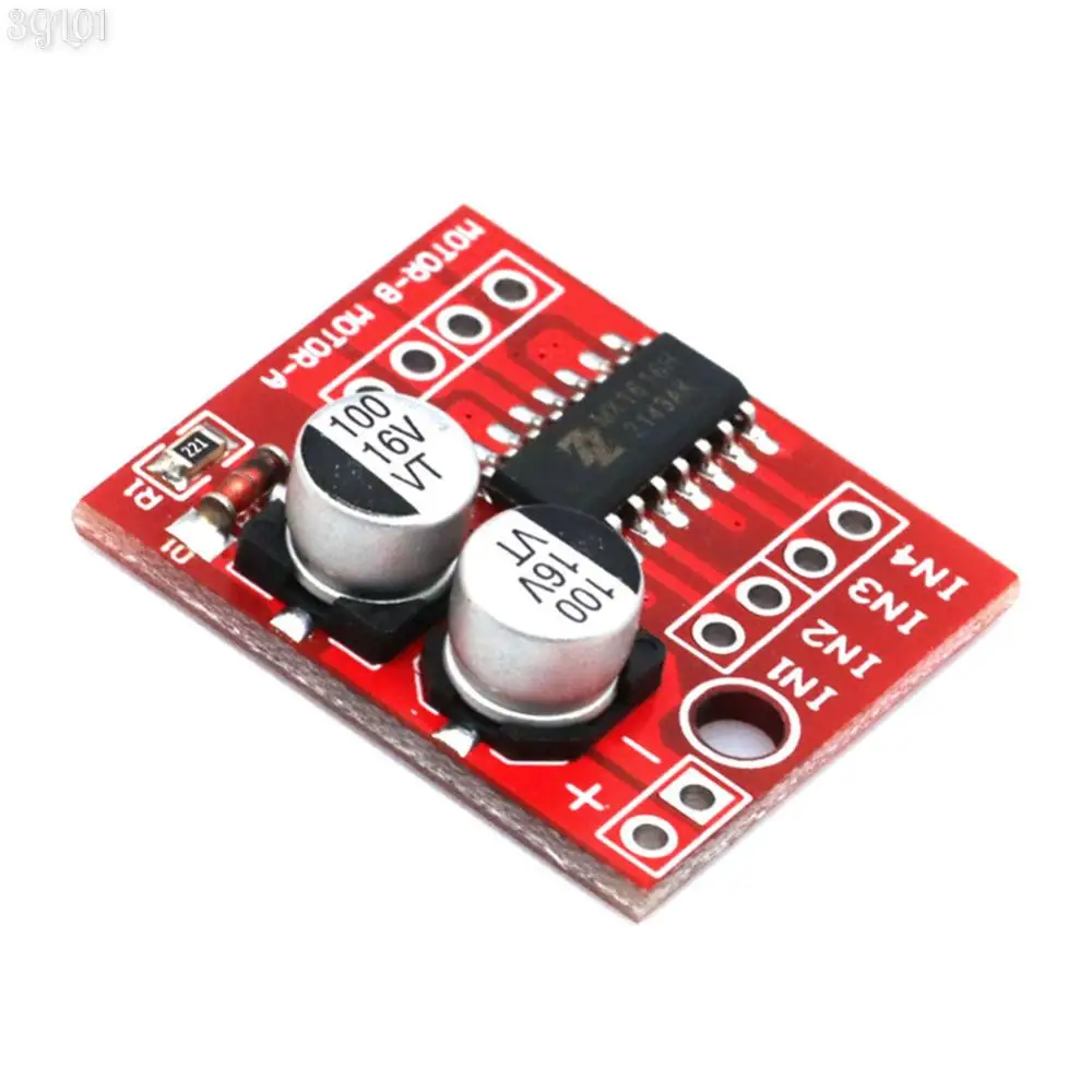 L298N 2방향 DC 모터 드라이버 모듈 DC 2V-10V 1.5A 드라이버 보드 모듈 듀얼 H-브리지 스테퍼 모터 드라이버