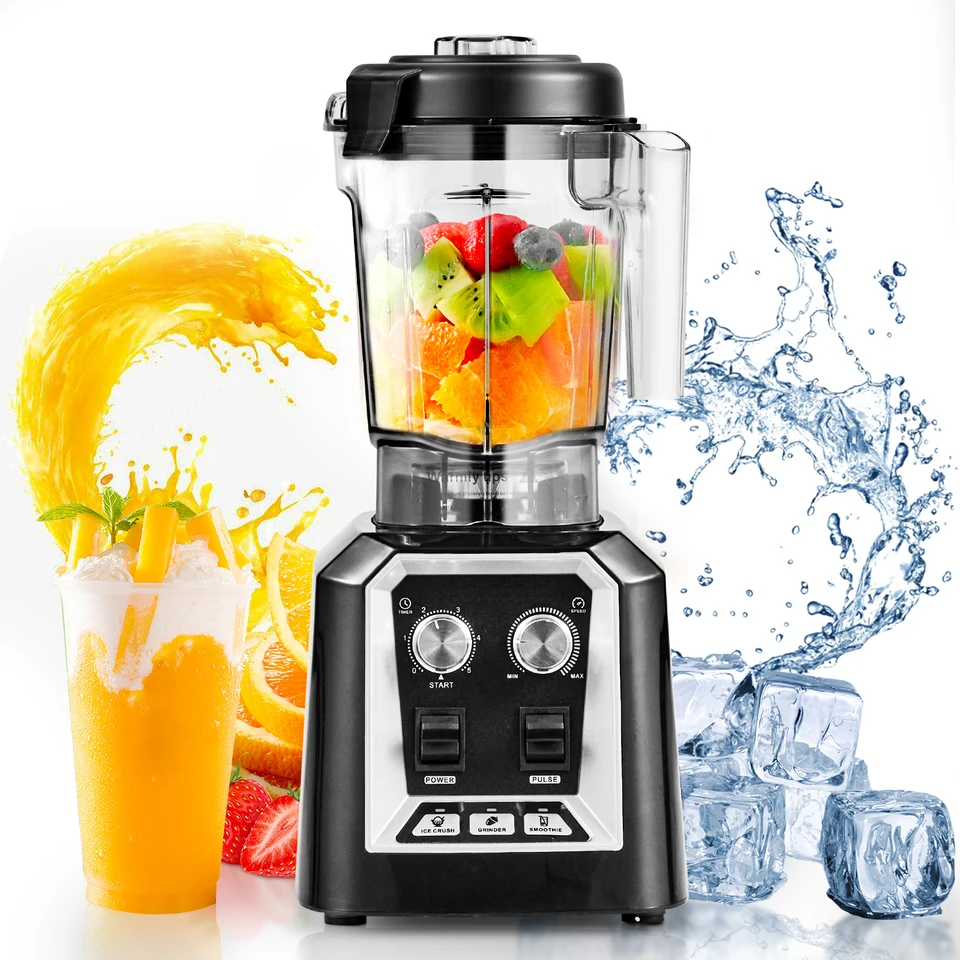 Professional 2L Smoothie Blender for Home and Bar