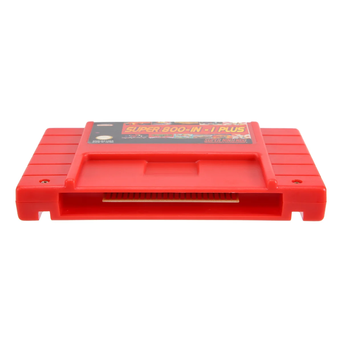 Super DIY Retro 800 in 1 PLUS Game Cartridge for 16 Bit Game Console Card USA,Red