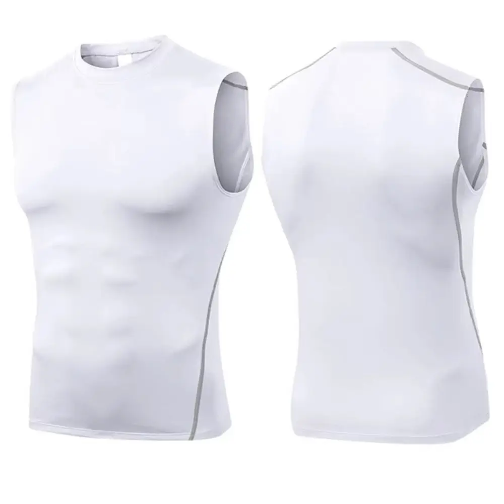 Fashion Spandex Men's Shapewear Belly Control Sports Compression Vest Body Shaper Corsets