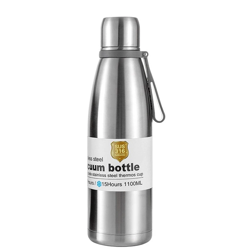 Tkk Large Capacity Stainless Steel Water Bottle Portable - Temu