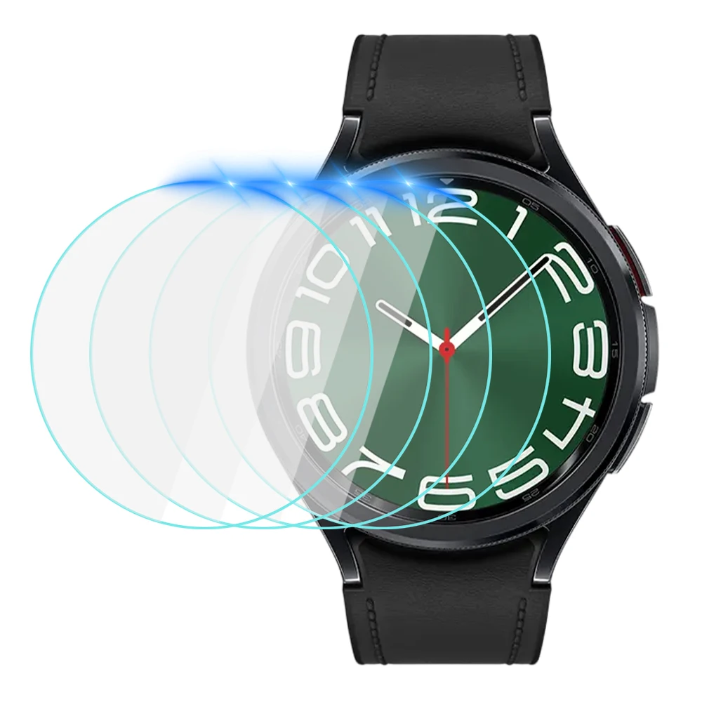 زجاج مقسى لساعة سامسونج جالاكسي ، واقي الشاشة ، مض...