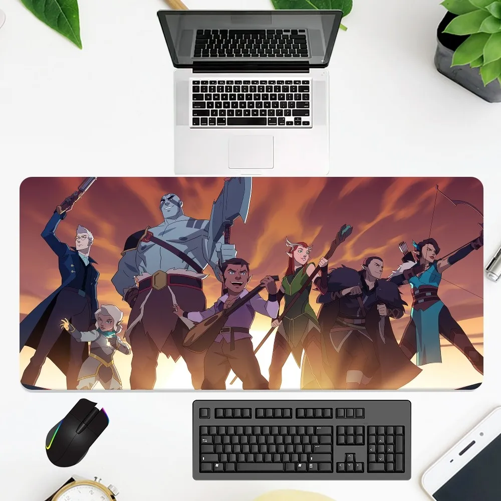 L-Legend Vox Machina Mouse Pad office Large Small Computer pc Keyboard Rubber Game Anti-Slip Mice Mat big 4