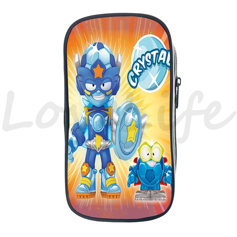 

Kids Superzings Pencil Case Cartoon Game Pencil Bag Teens Stationery Bags Cosmetic Cases Super Things Pen Bag School Supplies