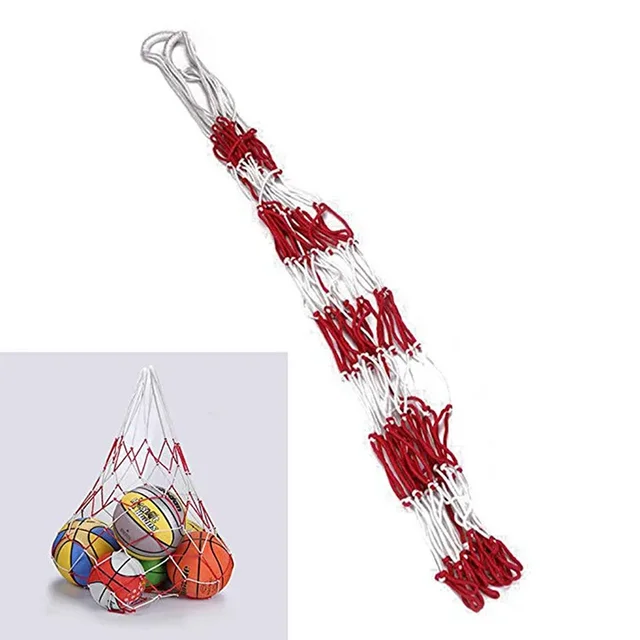 1Pc Football Net Bag Nylon Bold Storage Bag Single Ball Carry Portable Equipment Outdoor Sports Soccer Basketball Volleyball Bag 4